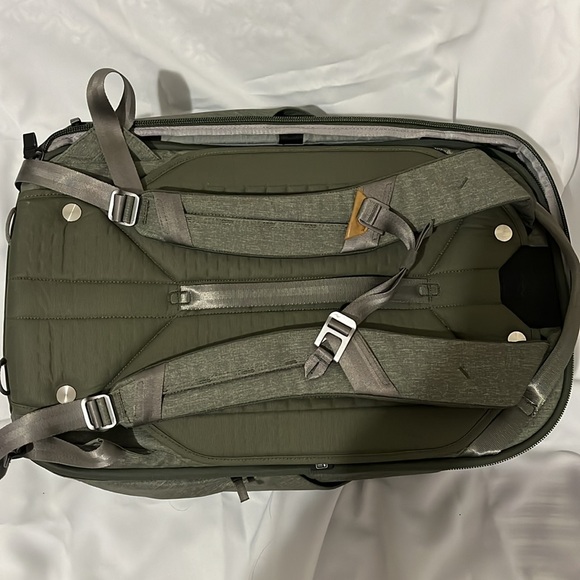Peak design 45L travel backpack. Sage green. Used/Like new condition. - Picture 6 of 16